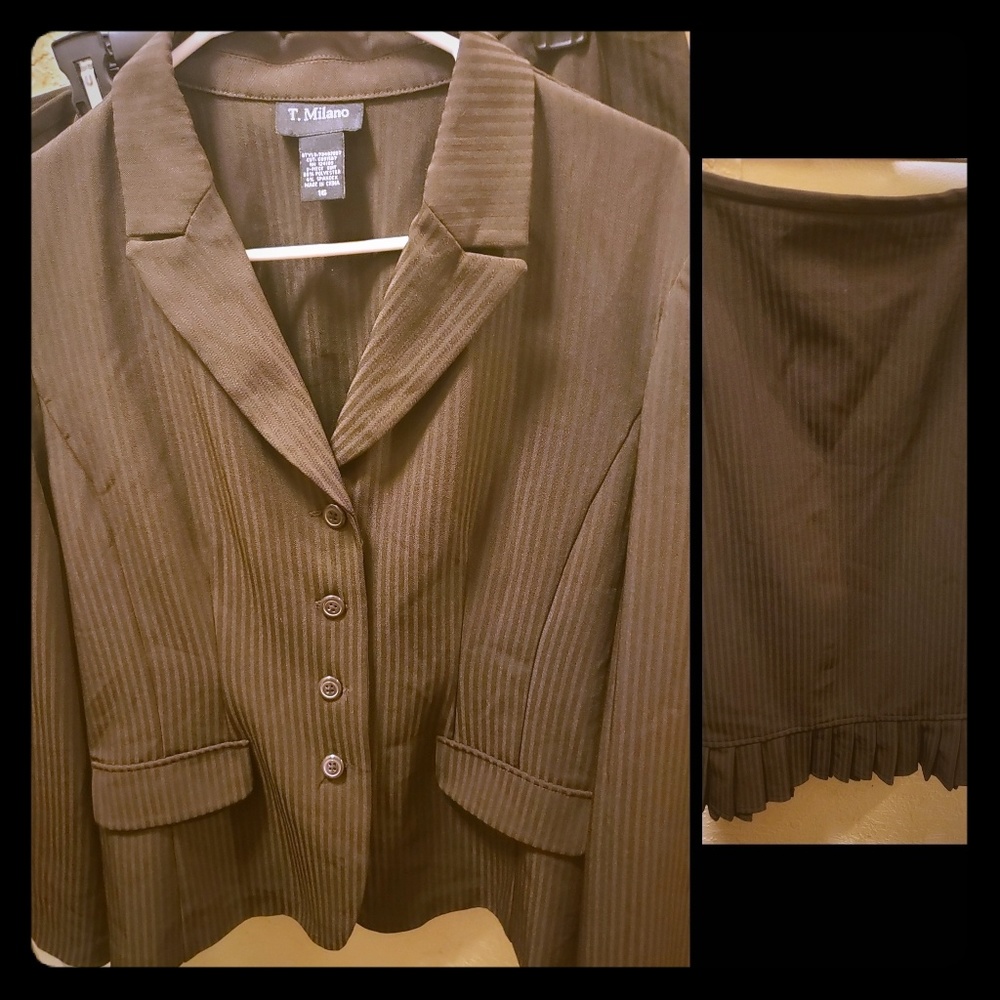 Blazer and Skirt Suit